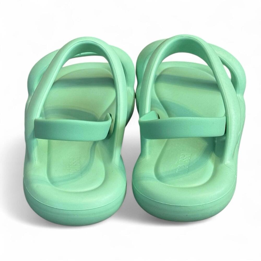 Melissa Free Mint Green Puffer Jelly Slingback Sandals Shoes Slingback Size 6 - Picture 6 of 8